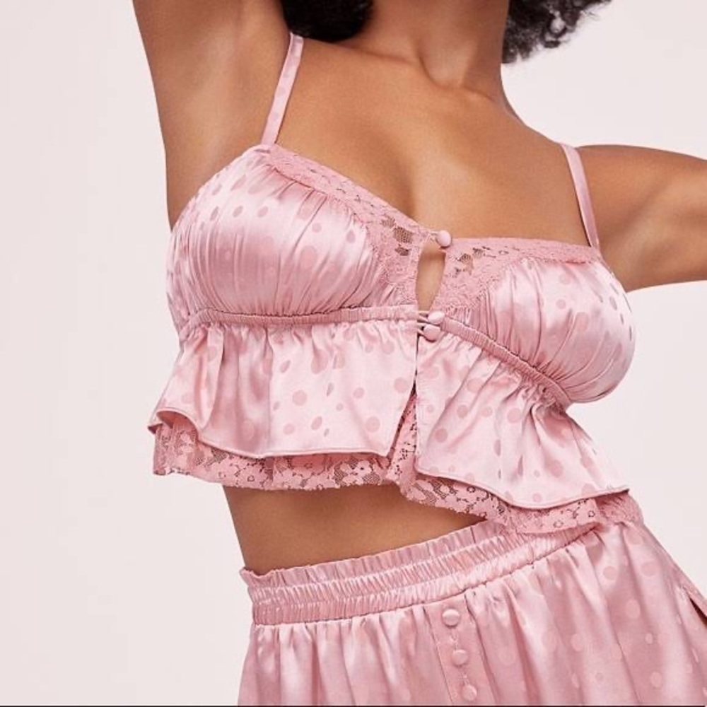 For Love And Lemons Fleur Jacquard Crop Top Sold Out Online